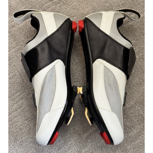 Fizik Cycling Shoes K5 White Silver Uomo Triathlon Bicycle Size 42 US 8.5 Carbon main image 7
